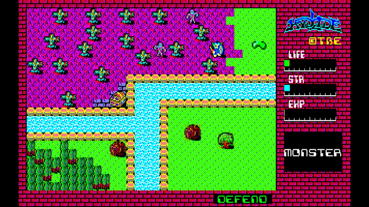 EGGCONSOLE HYDLIDE PC-8801 screenshot screenshot 3