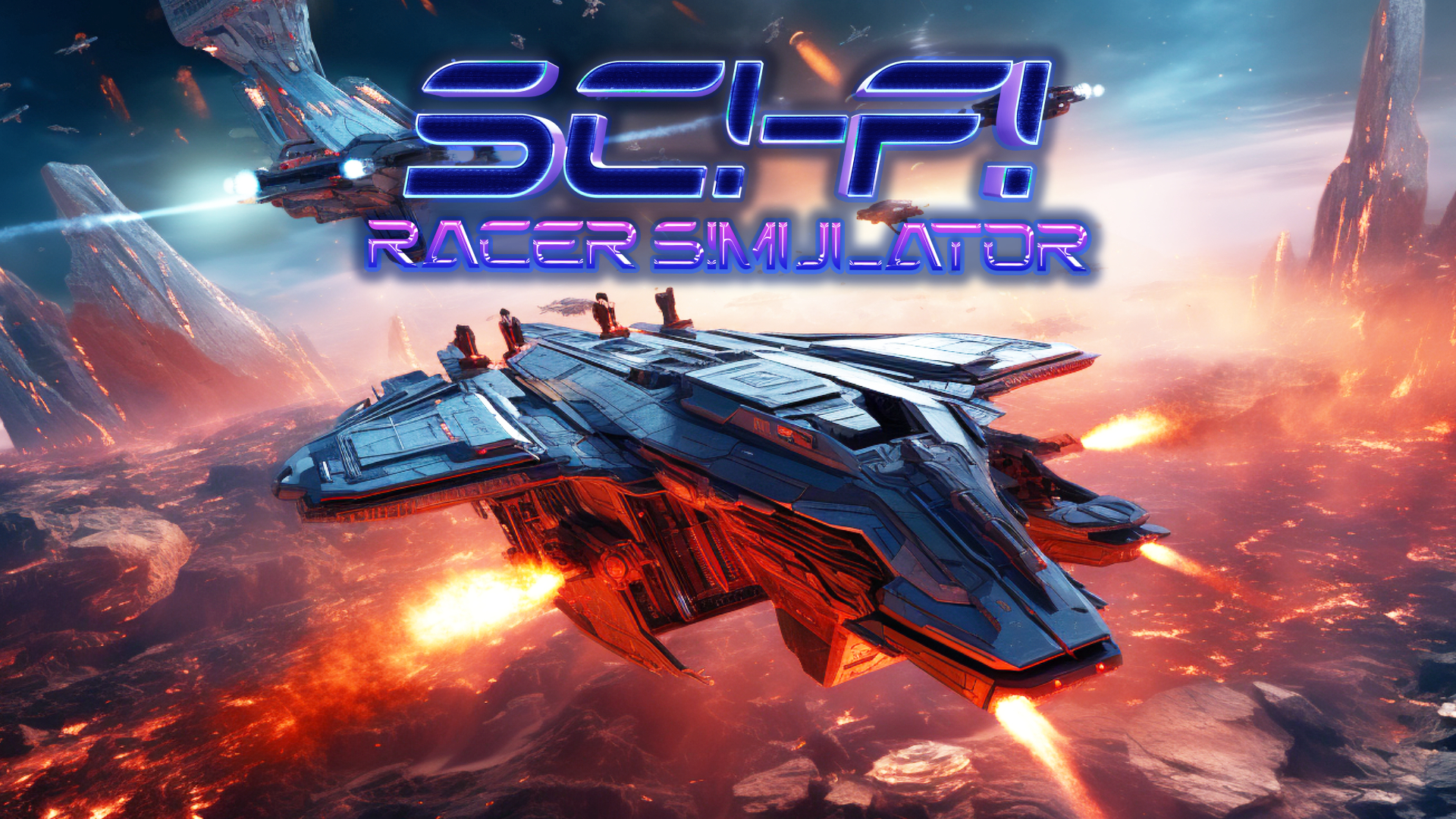 scifi racer simulator vertical card thumbnail