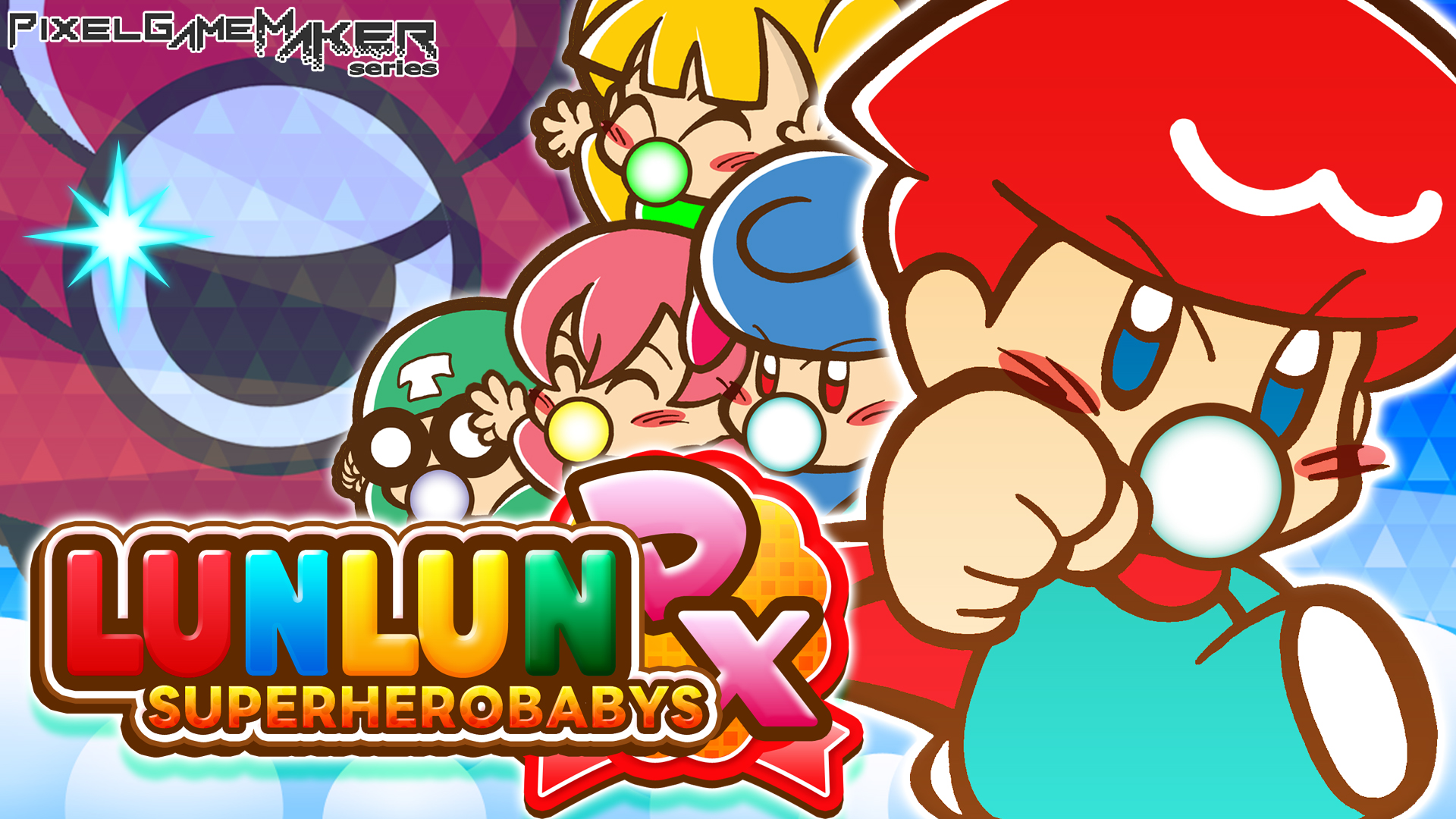 Pixel Game Maker Series LUNLUN SUPERHEROBABYS DX screenshot thumbnail video