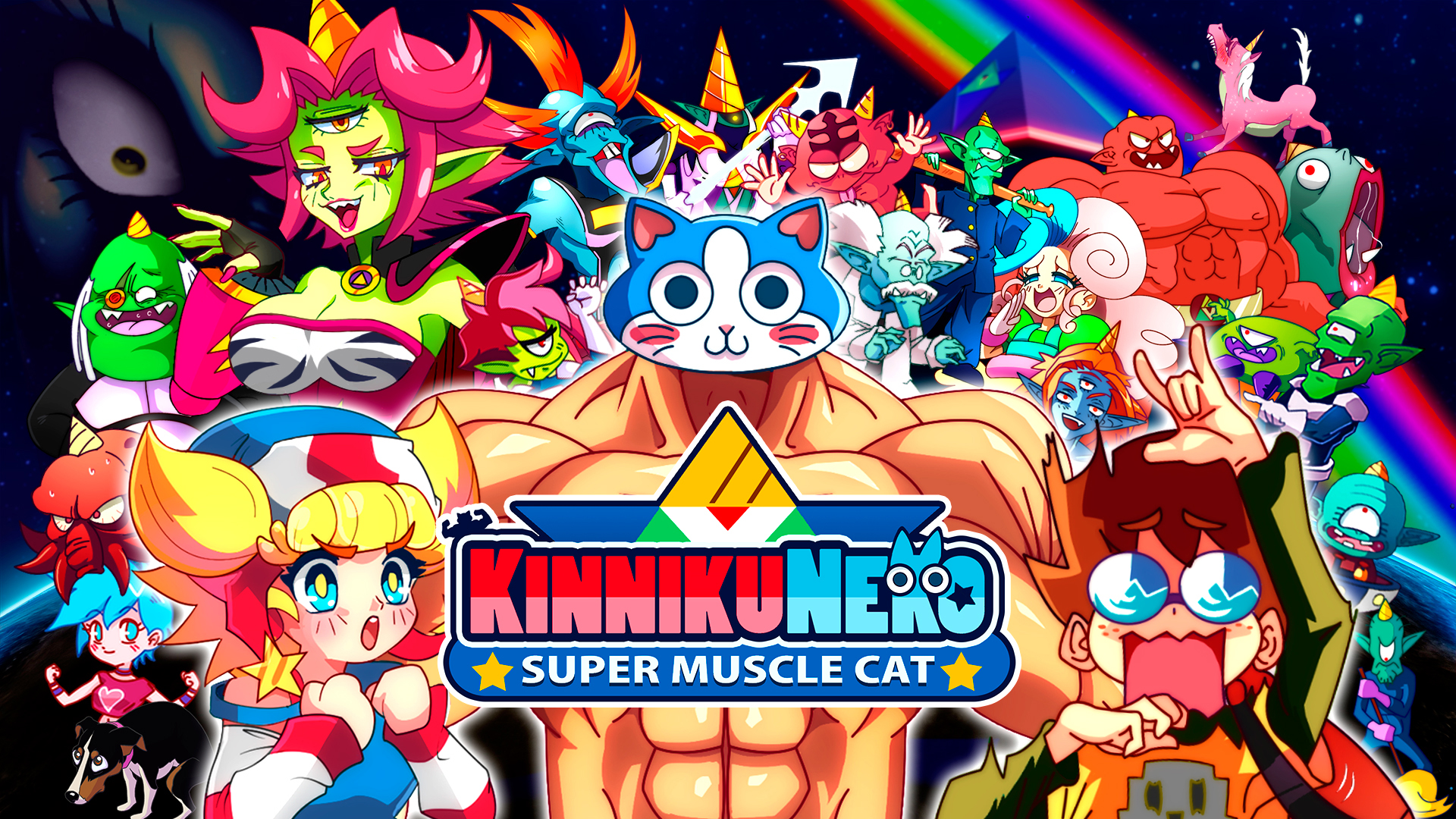 KinnikuNeko: SUPER MUSCLE CAT screenshot thumbnail video