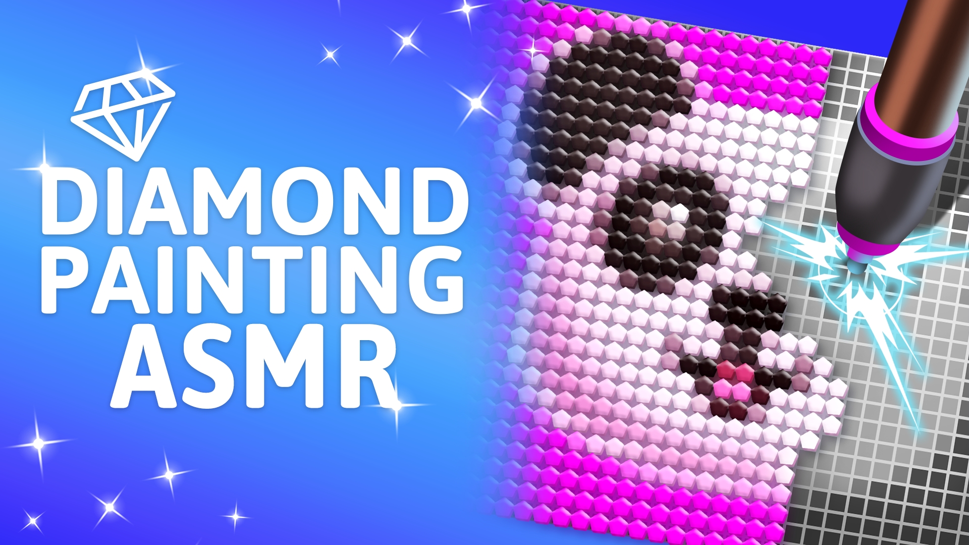 Diamond Painting ASMR screenshot thumbnail video