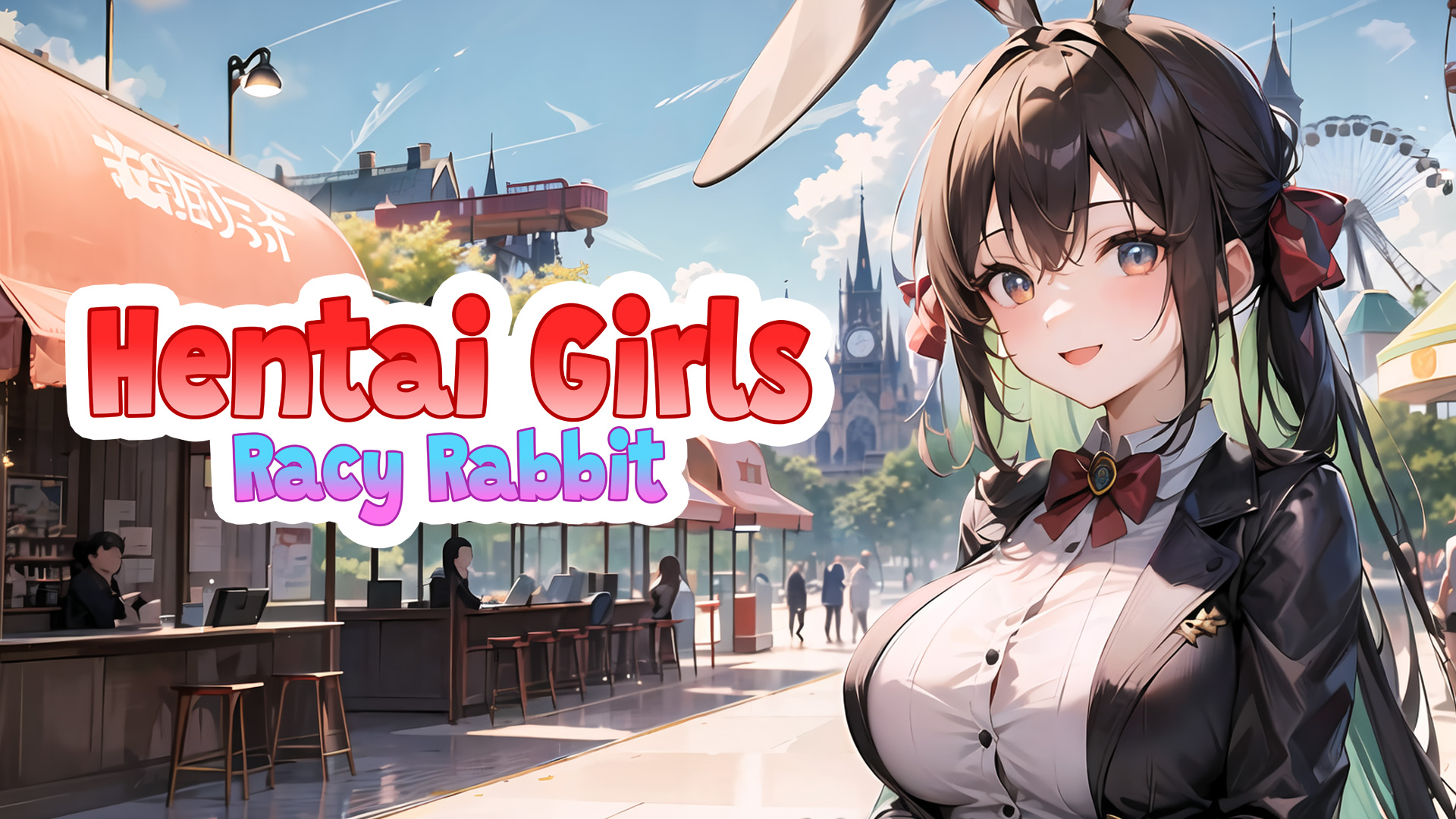 hentai girls: racy rabbit vertical card thumbnail