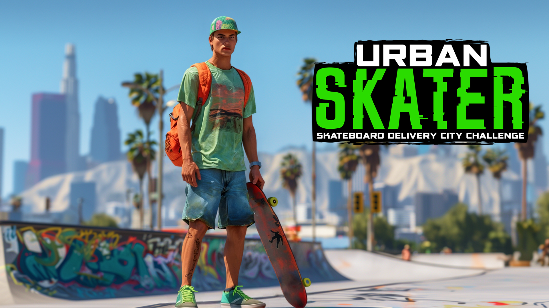 Urban Skater - Skateboard Delivery City Challenge screenshot thumbnail video