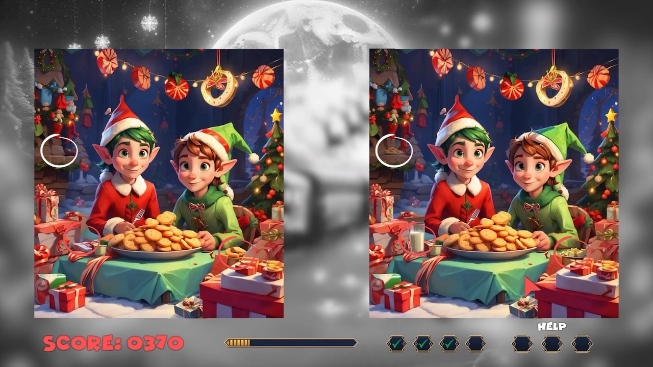 Spot The Difference Christmas screenshot screenshot 0