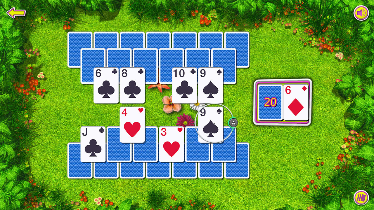 Summer Tri-Peaks Solitaire screenshot screenshot 1