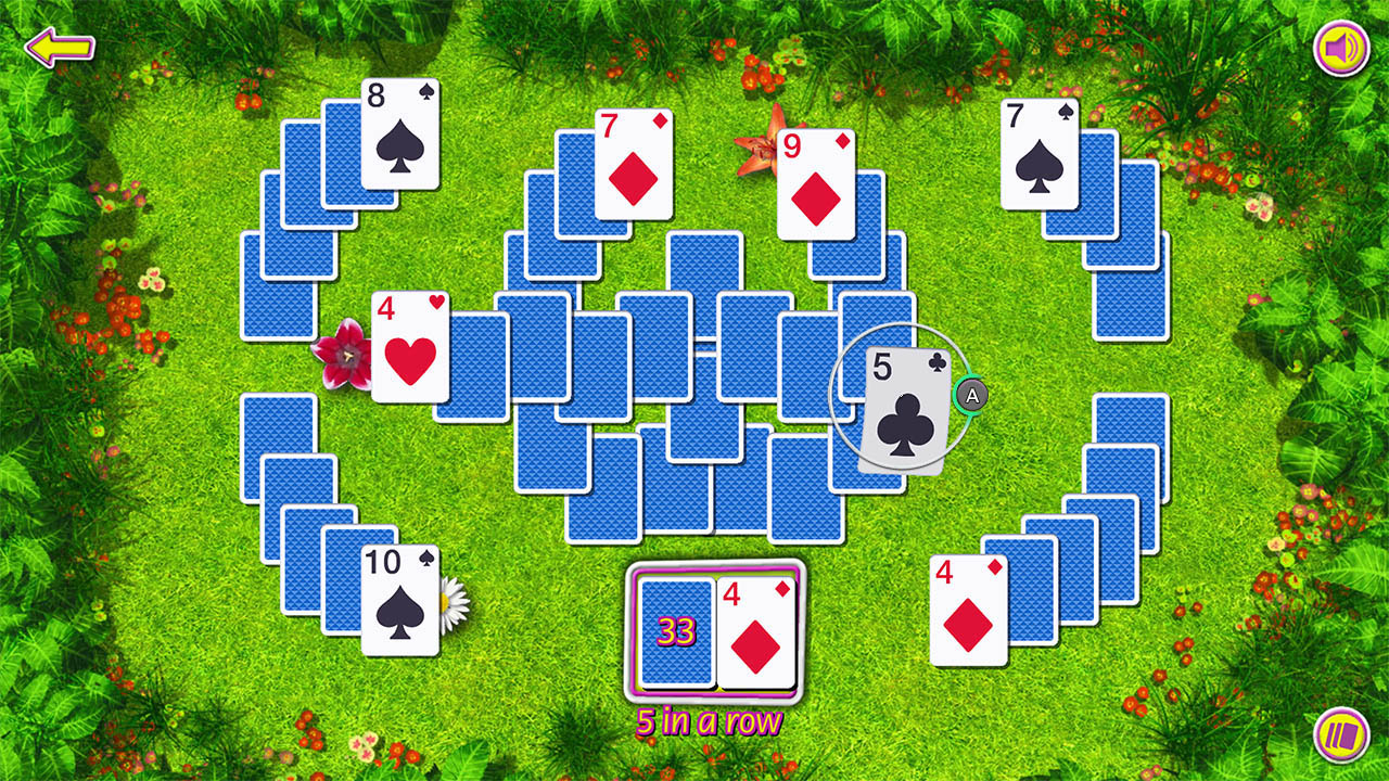 Summer Tri-Peaks Solitaire screenshot screenshot 2