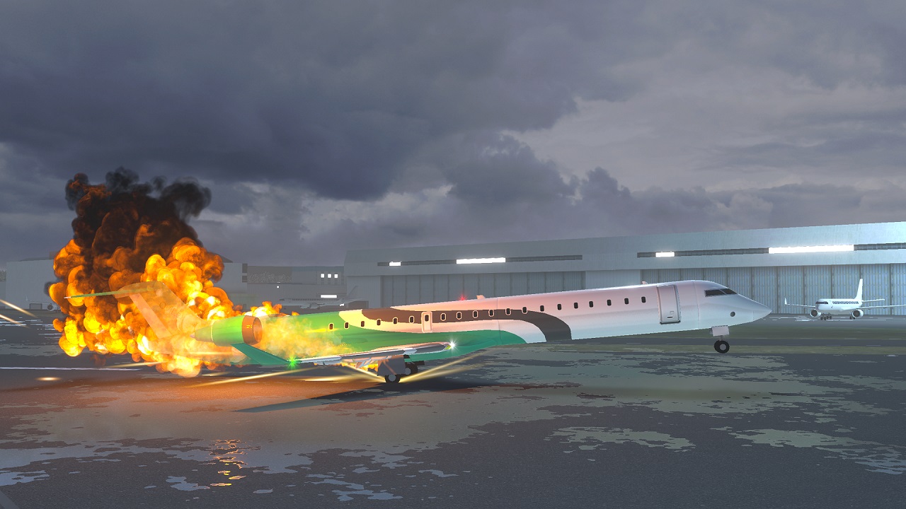 Airplane Flight Simulator: Dangerous Landings screenshot screenshot 3