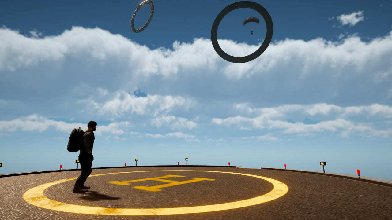 Sky Diving: Parachute Flight Simulator screenshot screenshot 2