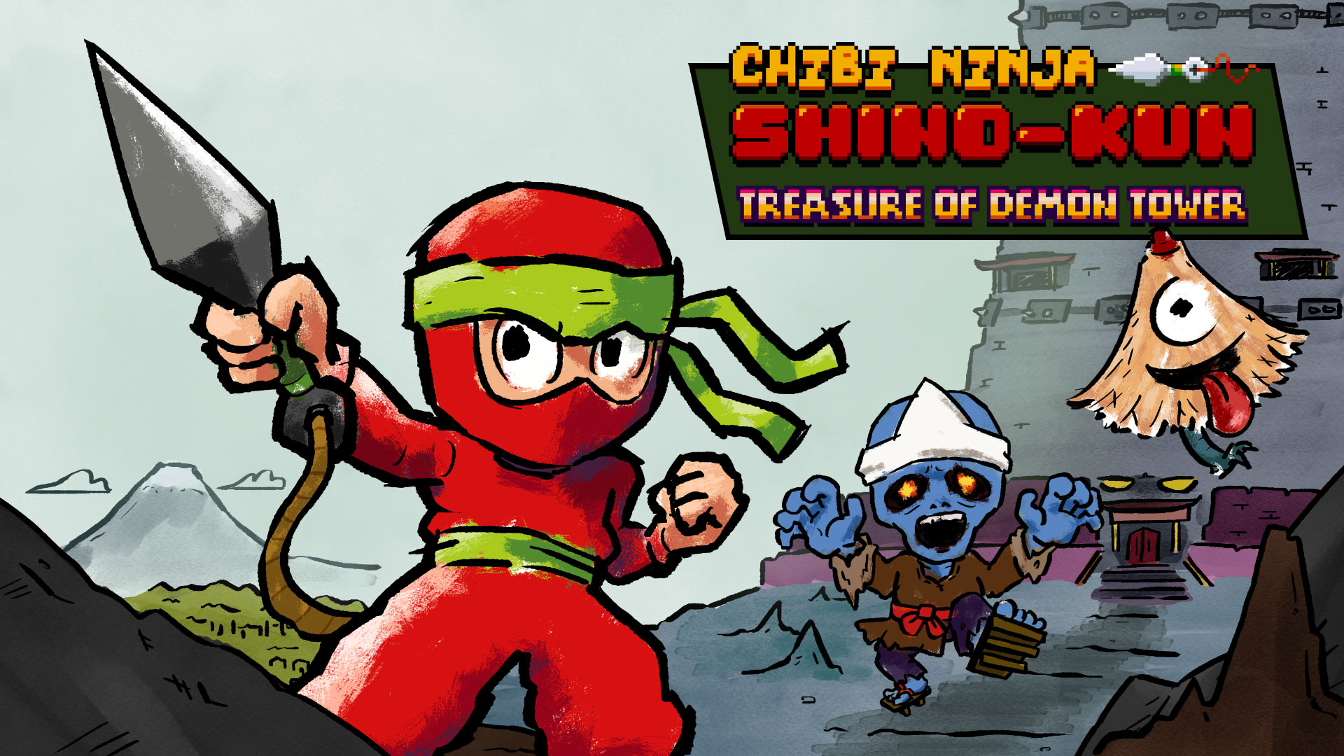 Chibi Ninja Shino-kun: Treasure of Demon Tower screenshot thumbnail video