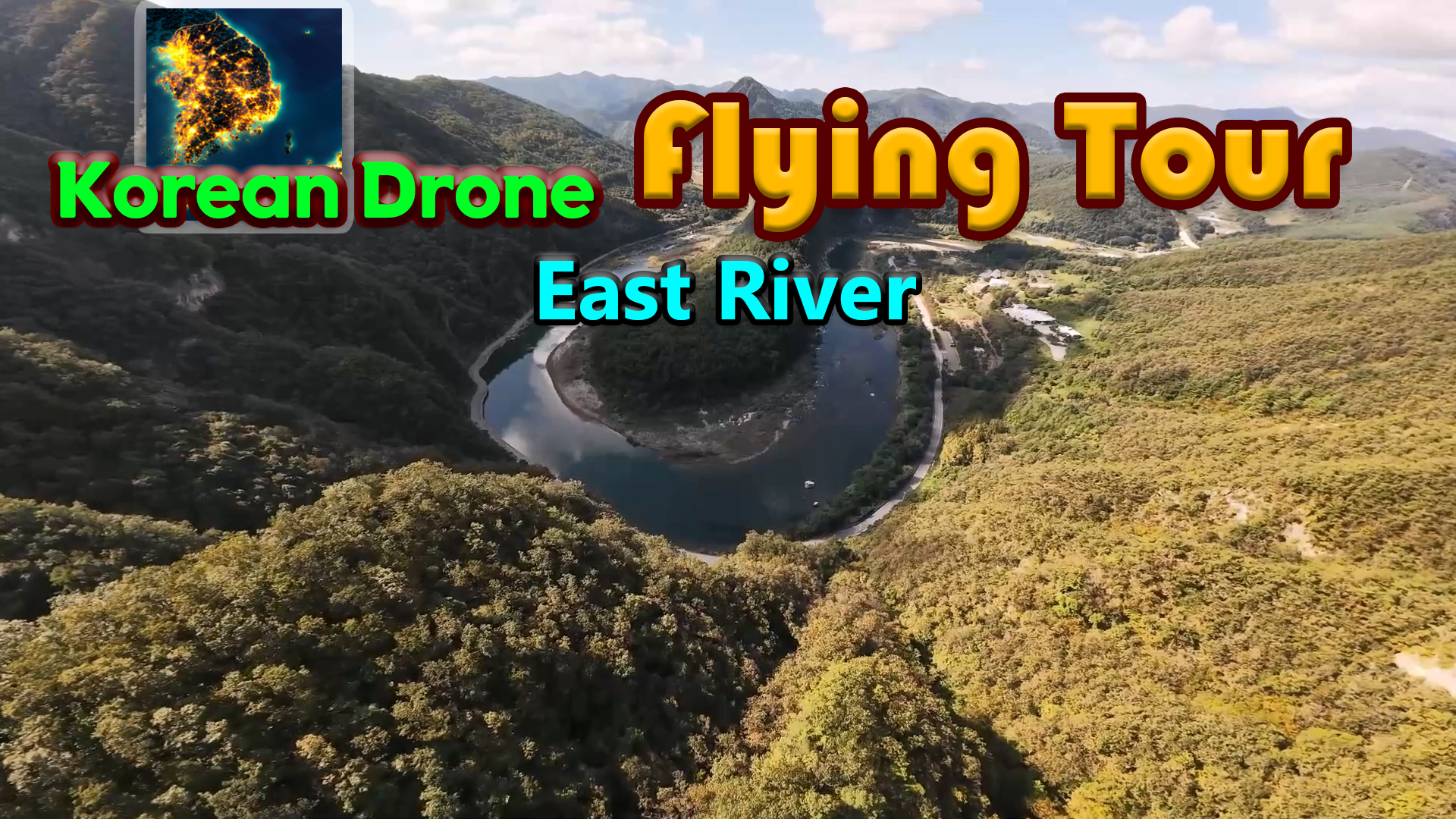 Korean Drone Flying Tour East River screenshot thumbnail video