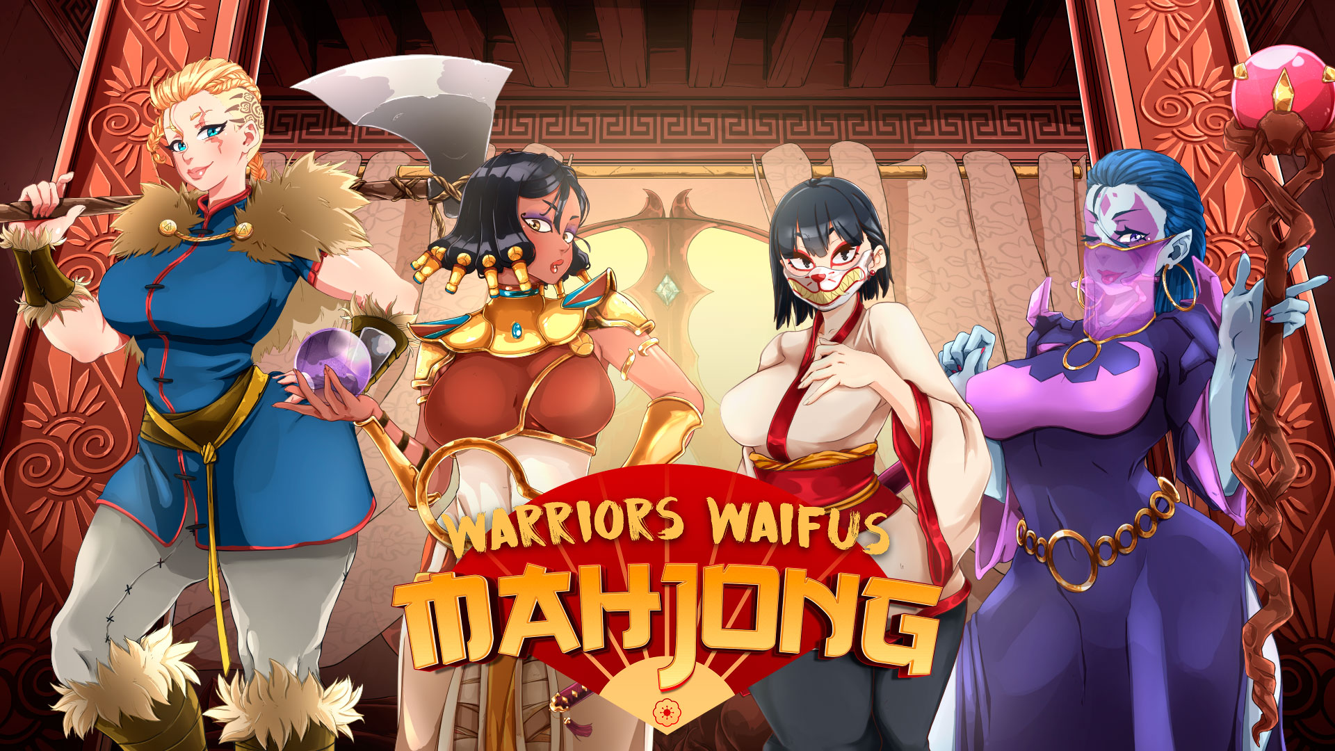 Warriors Waifus Mahjong screenshot thumbnail video