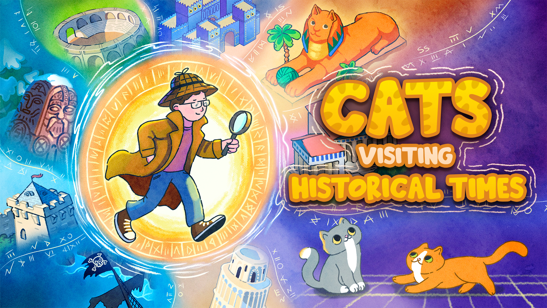 Cats Visiting Historical Times screenshot thumbnail video