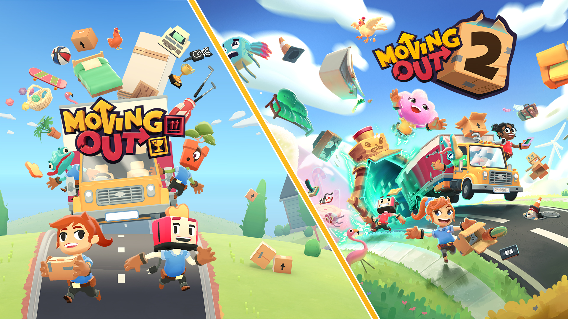 Moving Out & Moving Out 2 Bundle Nintendo Switch game deal – 64% off