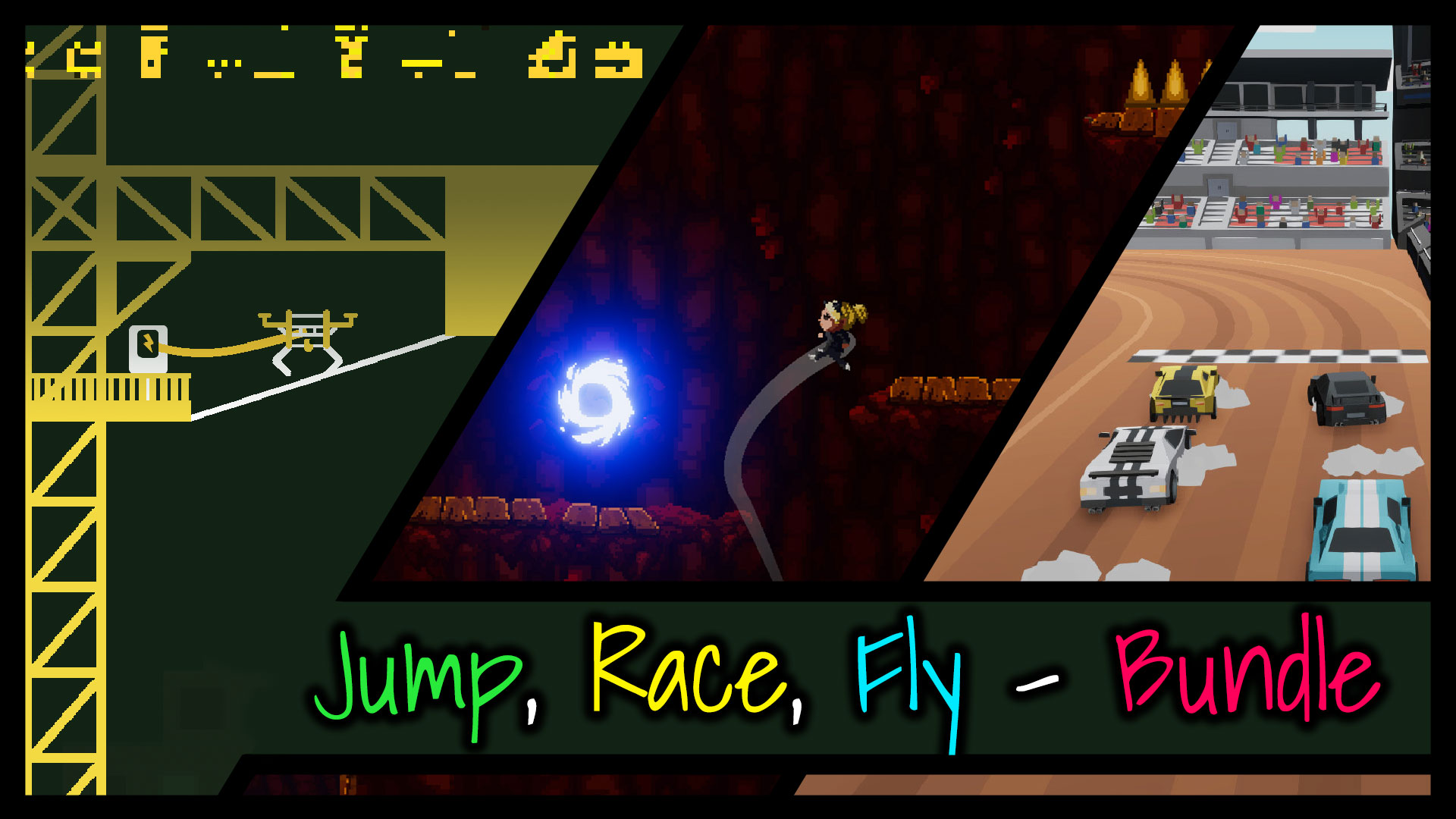 jump, race, fly - bundle vertical card thumbnail