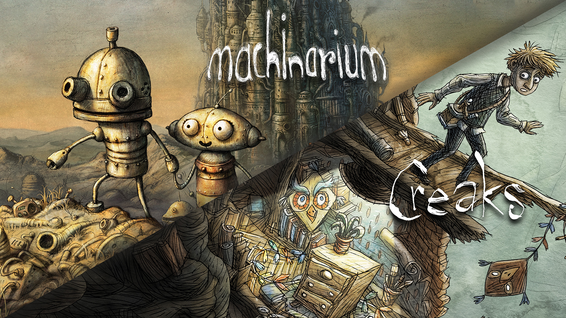 Machinarium & Creaks screenshot thumbnail video