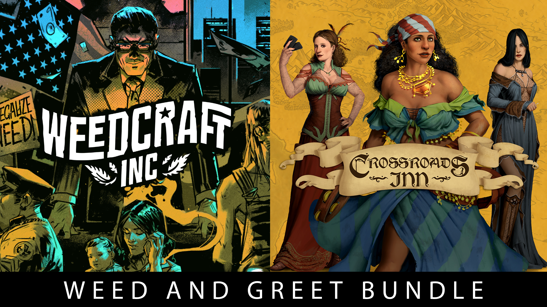 Weed and Greet Bundle - Weedcraft Inc + Crossroads Inn screenshot thumbnail video