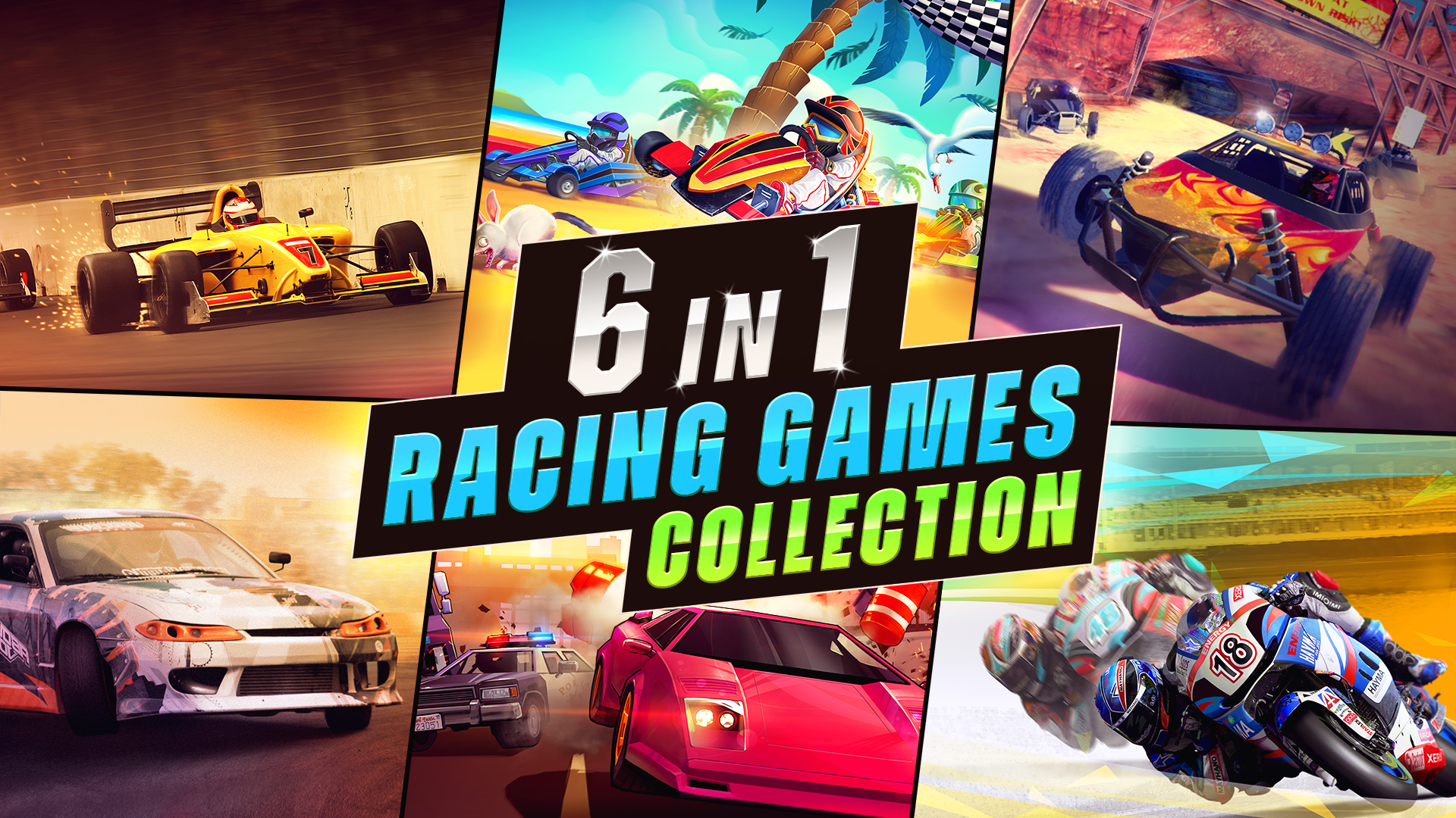 6 in 1 Racing Games Collection screenshot thumbnail video