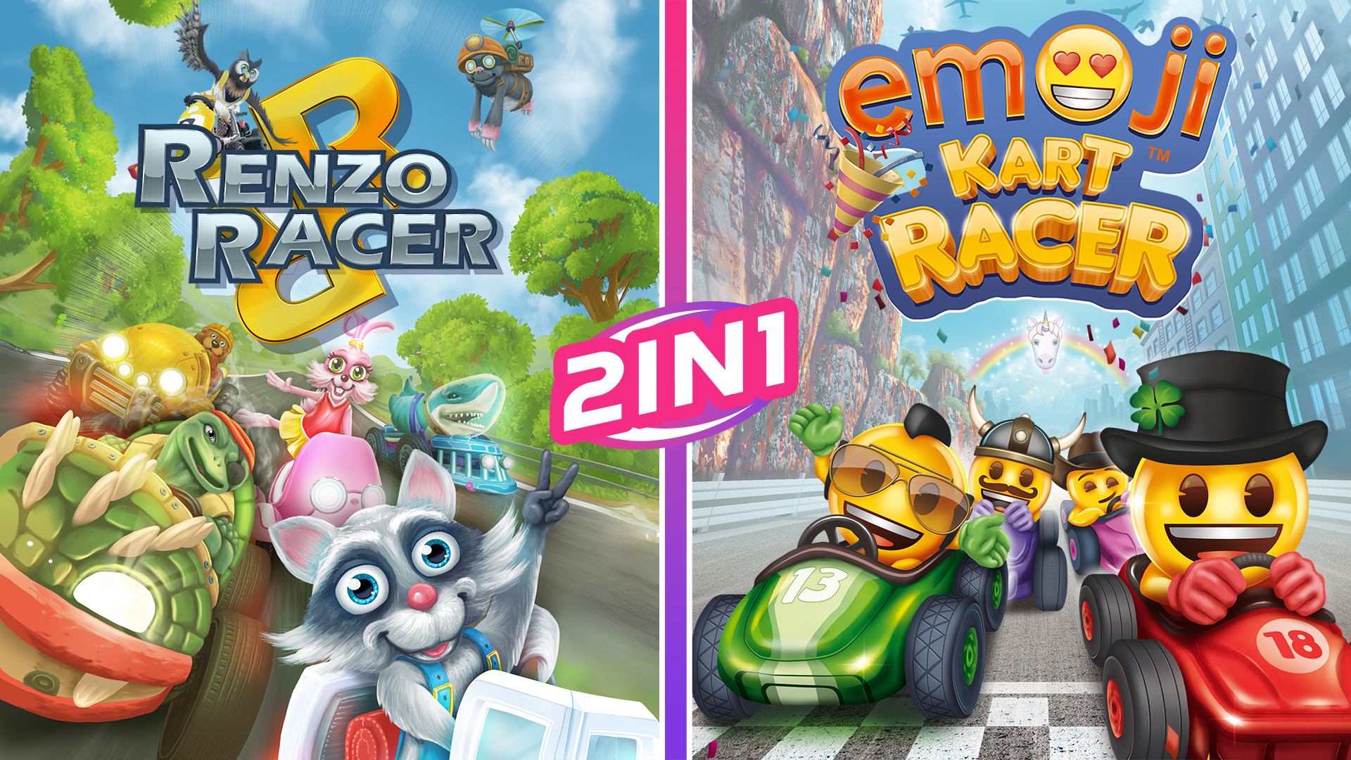 2-in-1 kart racing bundle vertical card thumbnail