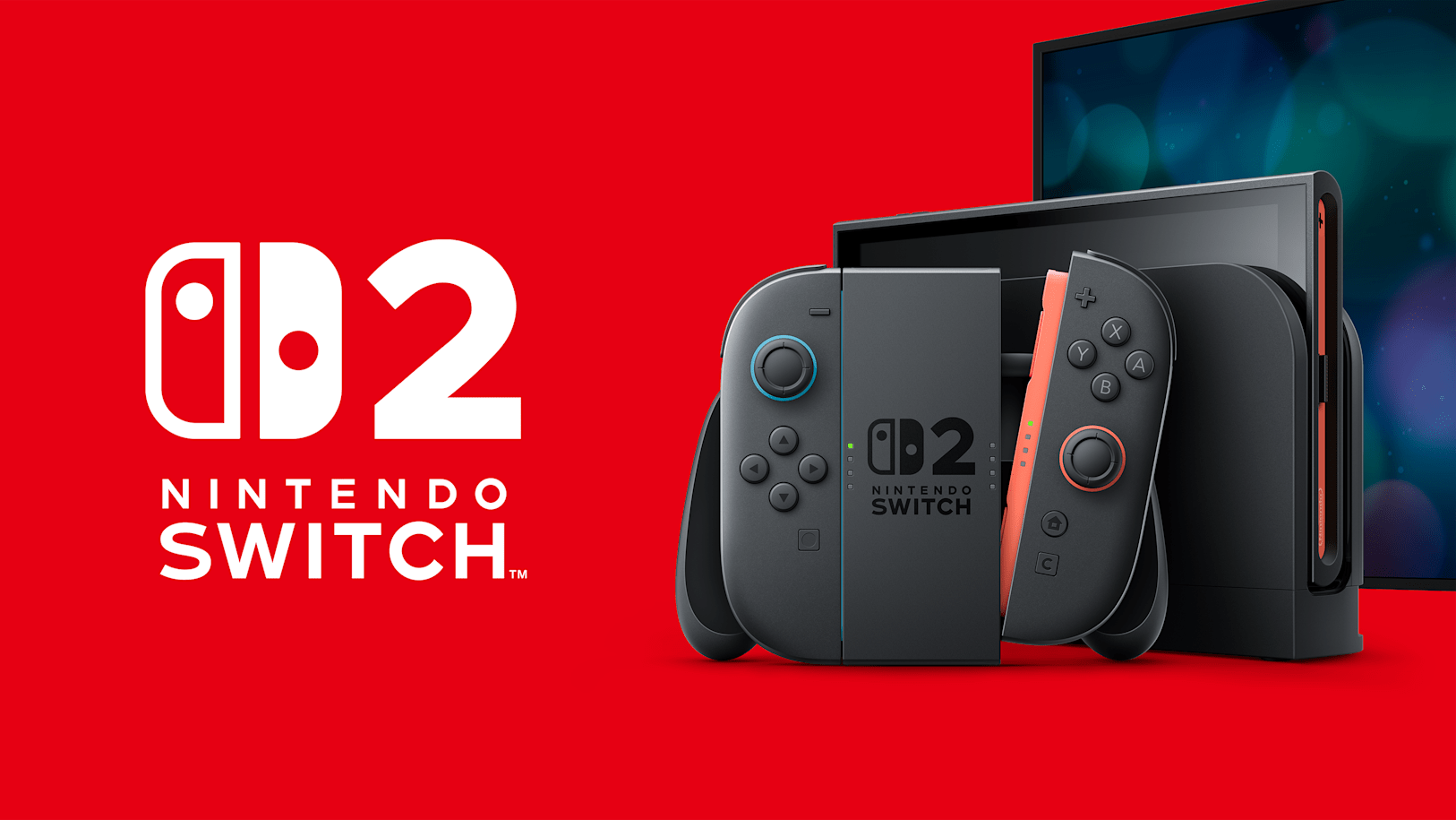Nintendo Switch 2 console and Joy-Con 2 controllers