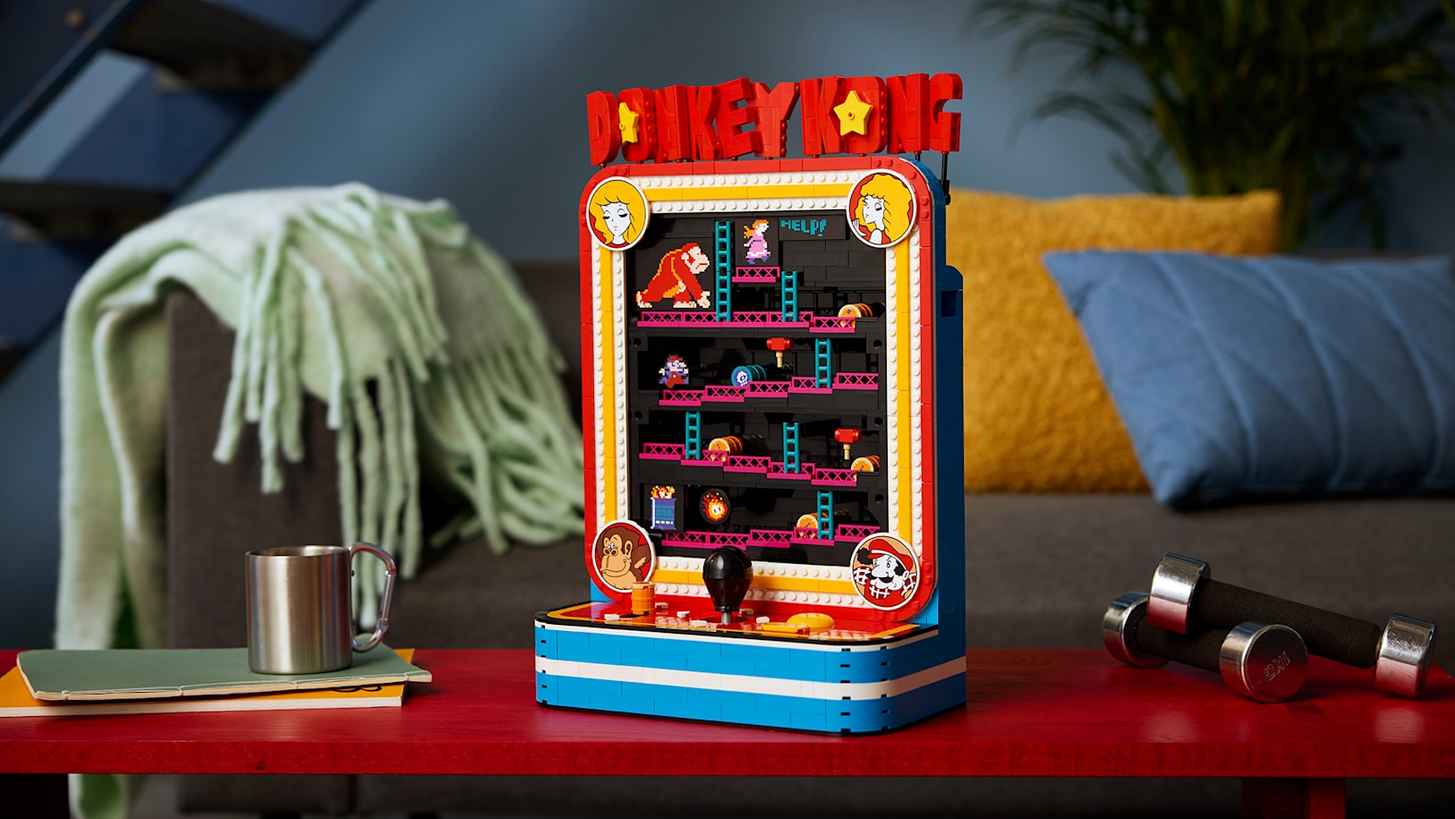 Set LEGO Nintendo Donkey Kong Arcade con Jumpman y Donkey Kong