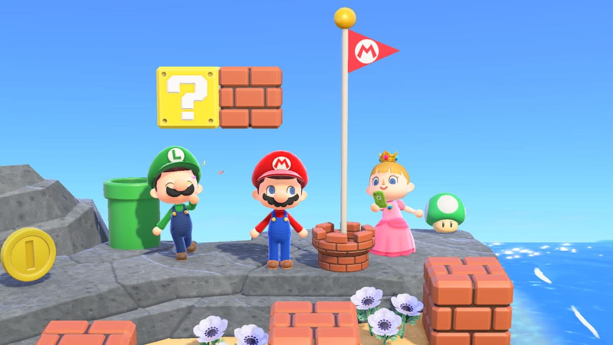 Super Mario Bros. themed furniture available in March; plus, free update in  Feb.! - News - Nintendo Official Site