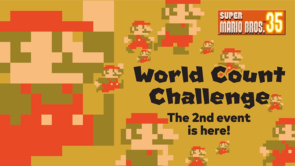 Take on Goombas in the Super Mario Bros. 35 World Count Challenge