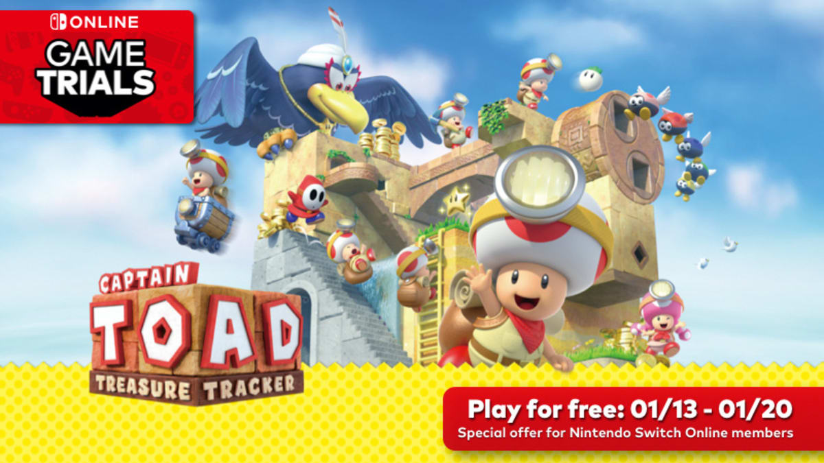 New Trial! Nintendo Switch Online members can try Toad: Treasure Tracker for a limited time. - News - Nintendo Official Site