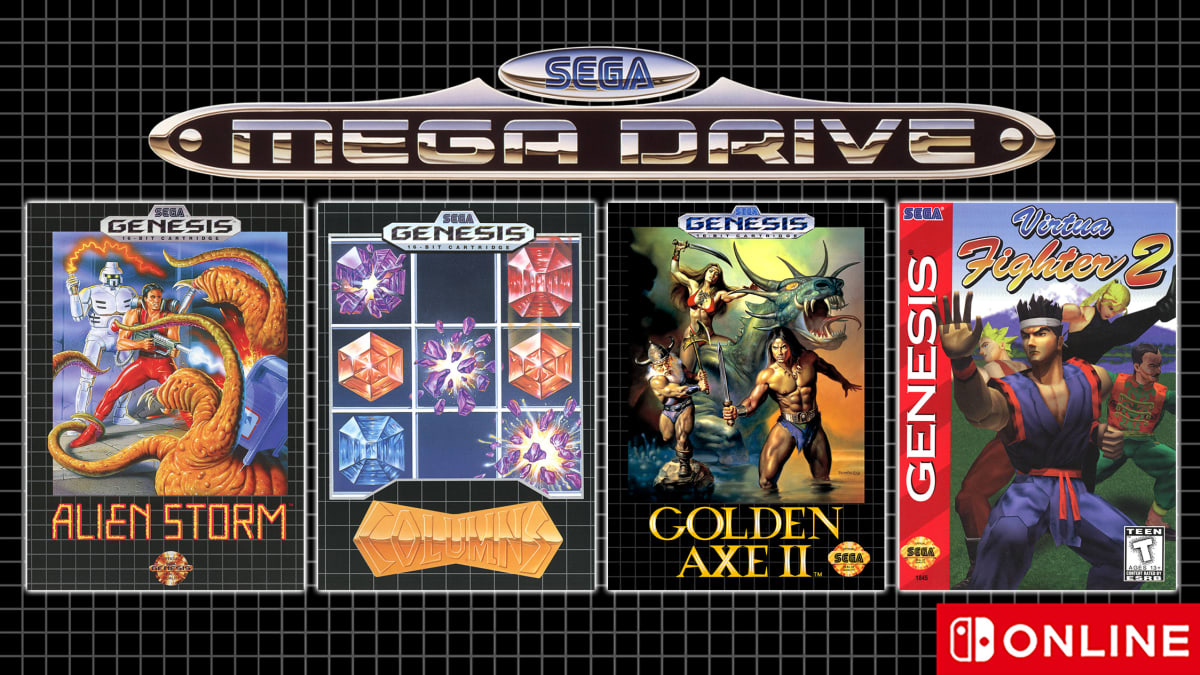 Novos jogos de SEGA Mega Drive são adicionados ao Nintendo Switch
