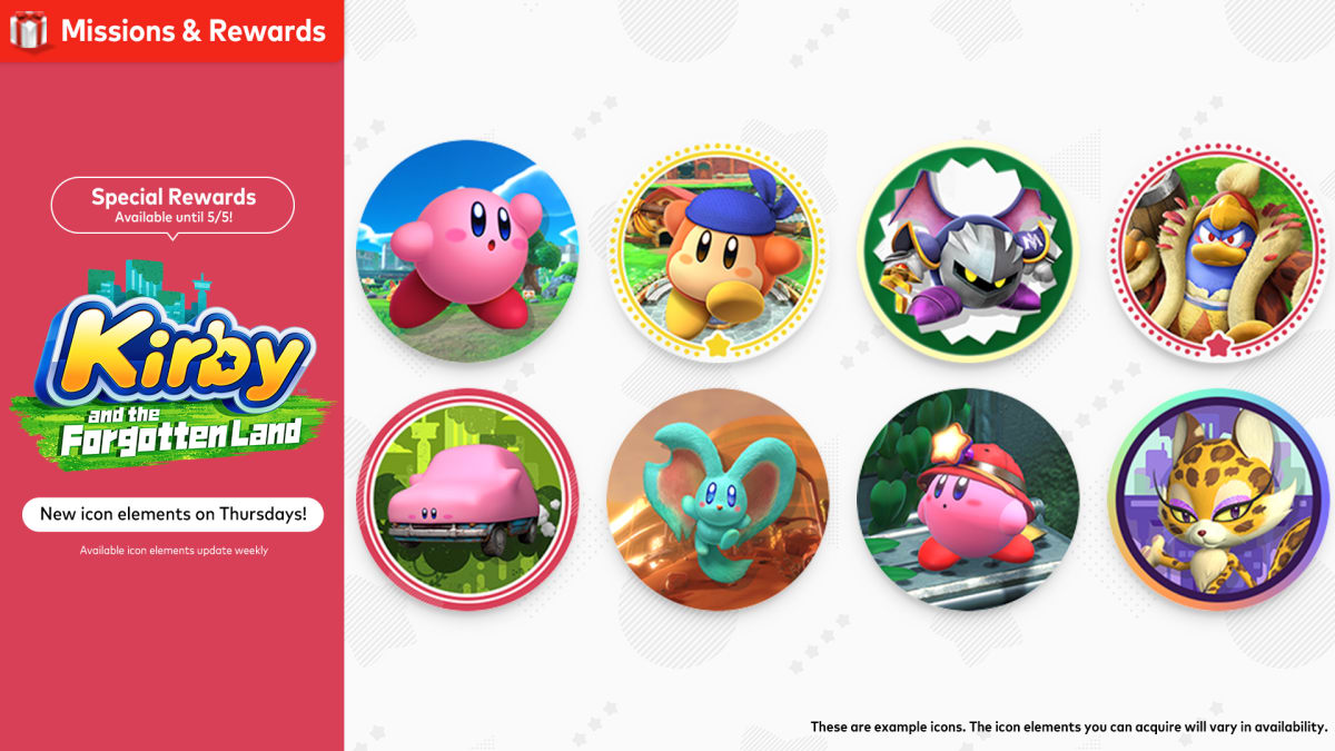 Nintendo hotsell switch icons