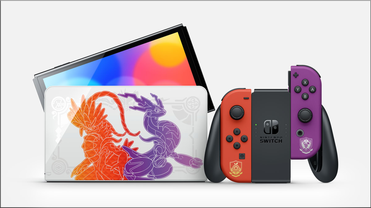 Nintendo switch console with pokemon sale