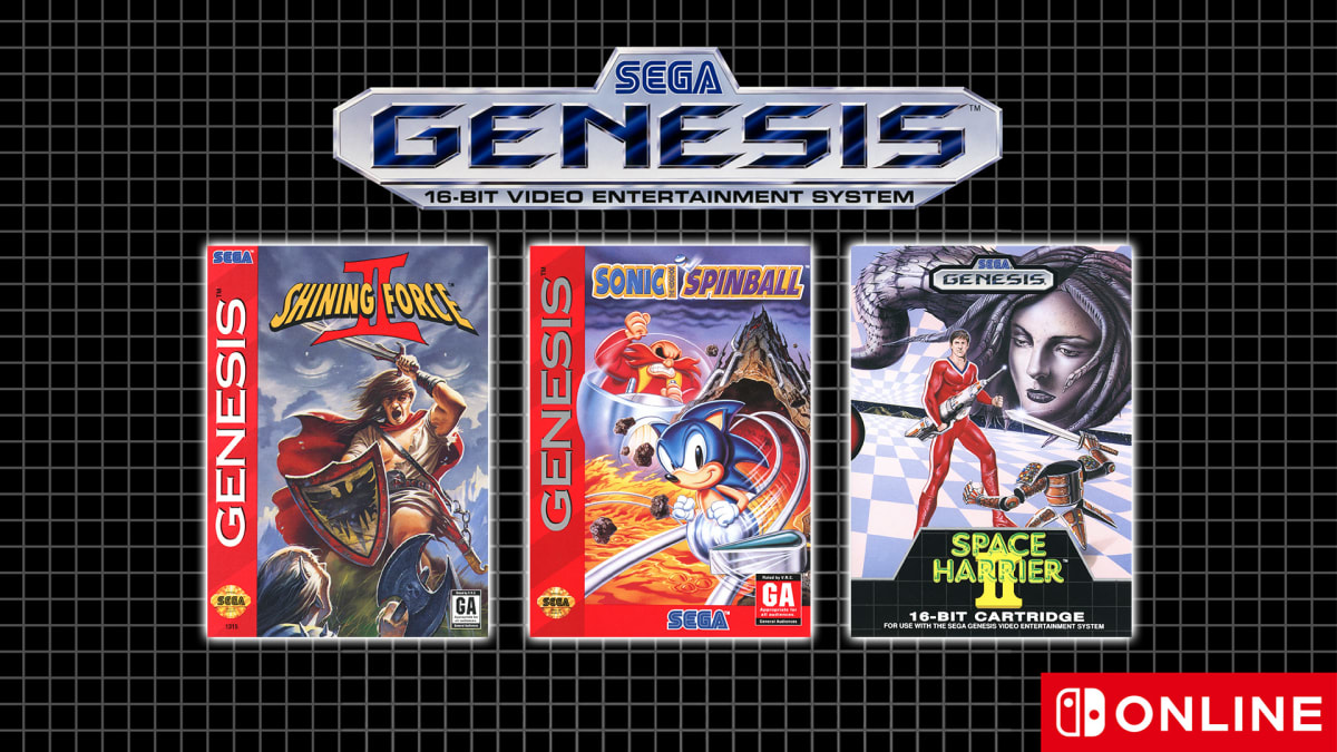 Nintendo Switch Online adds SEGA Genesis games Space Harrier II, Shining  Force II, Sonic The Hedgehog Spinball