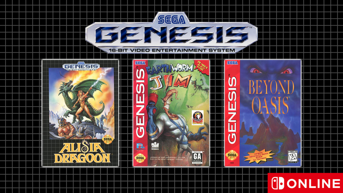 Nintendo Switch Online Expansion Pack SEGA Genesis games for