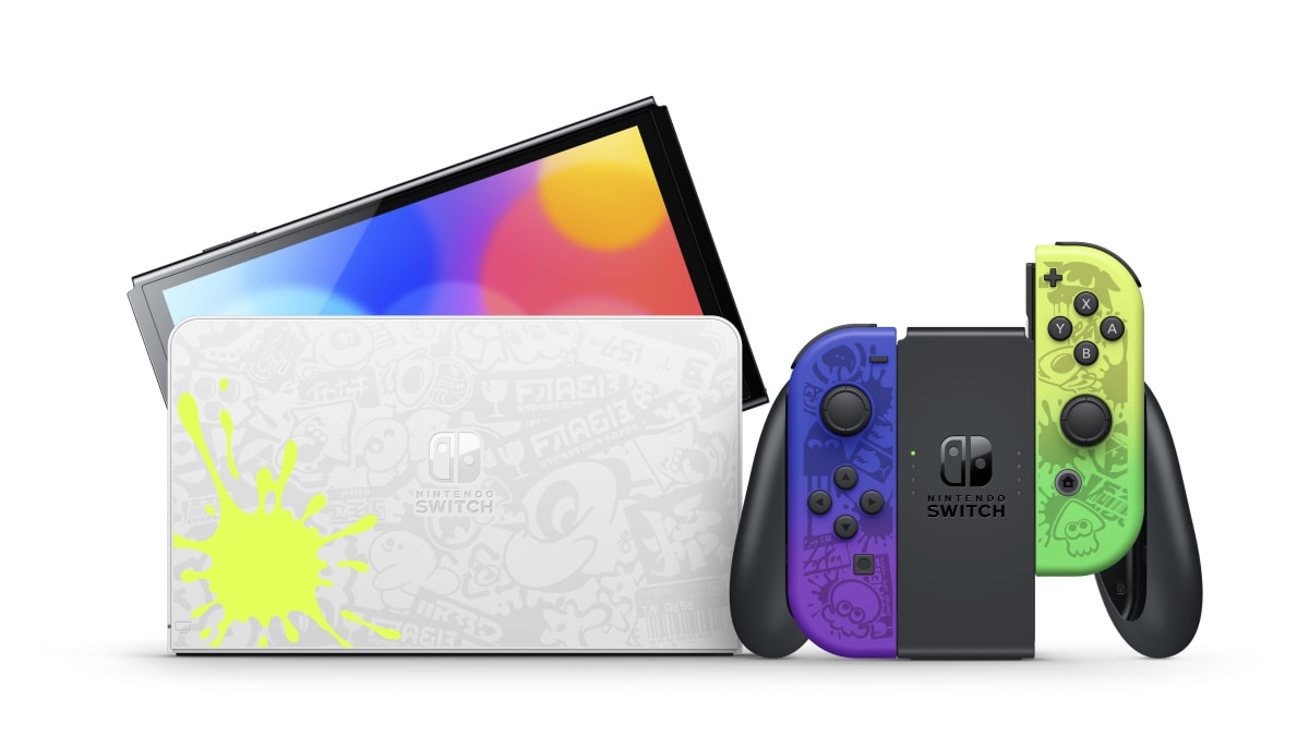 Nintendo Switch, Lite et OLED [Consoles - Nintendo] - Page 8 Splatoon_OLED_1