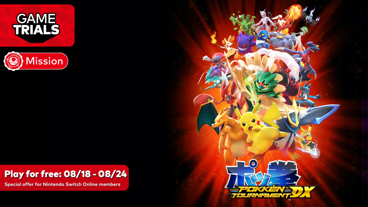 Try the latest Game Trial, Pokkén Tournament™ DX! - News