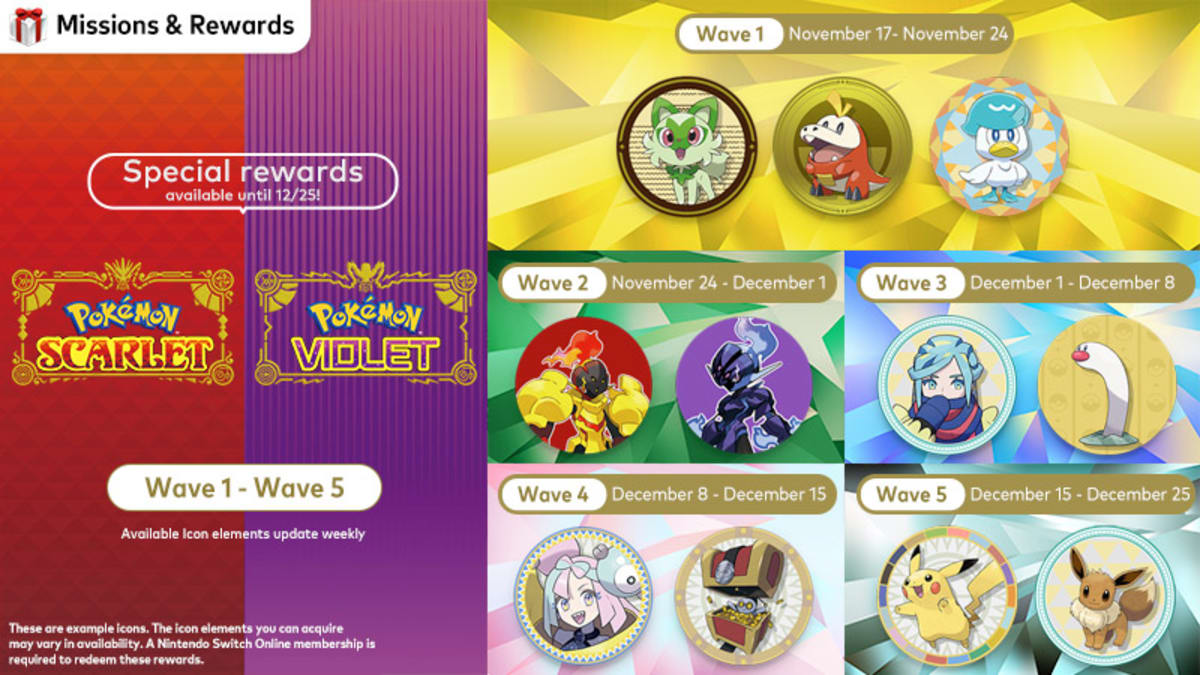 Which will choose with icon elements inspired by Pokémon Scarlet and Pokémon Violet for a limited time! - News - Official Site