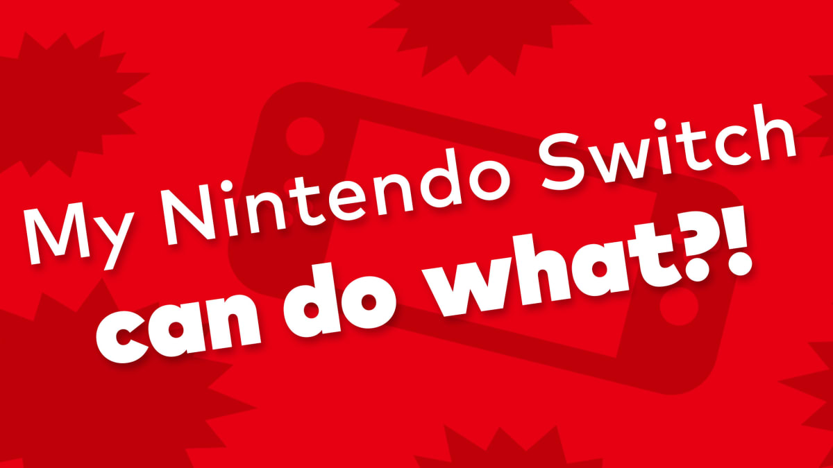 What can you do on the nintendo hotsell switch