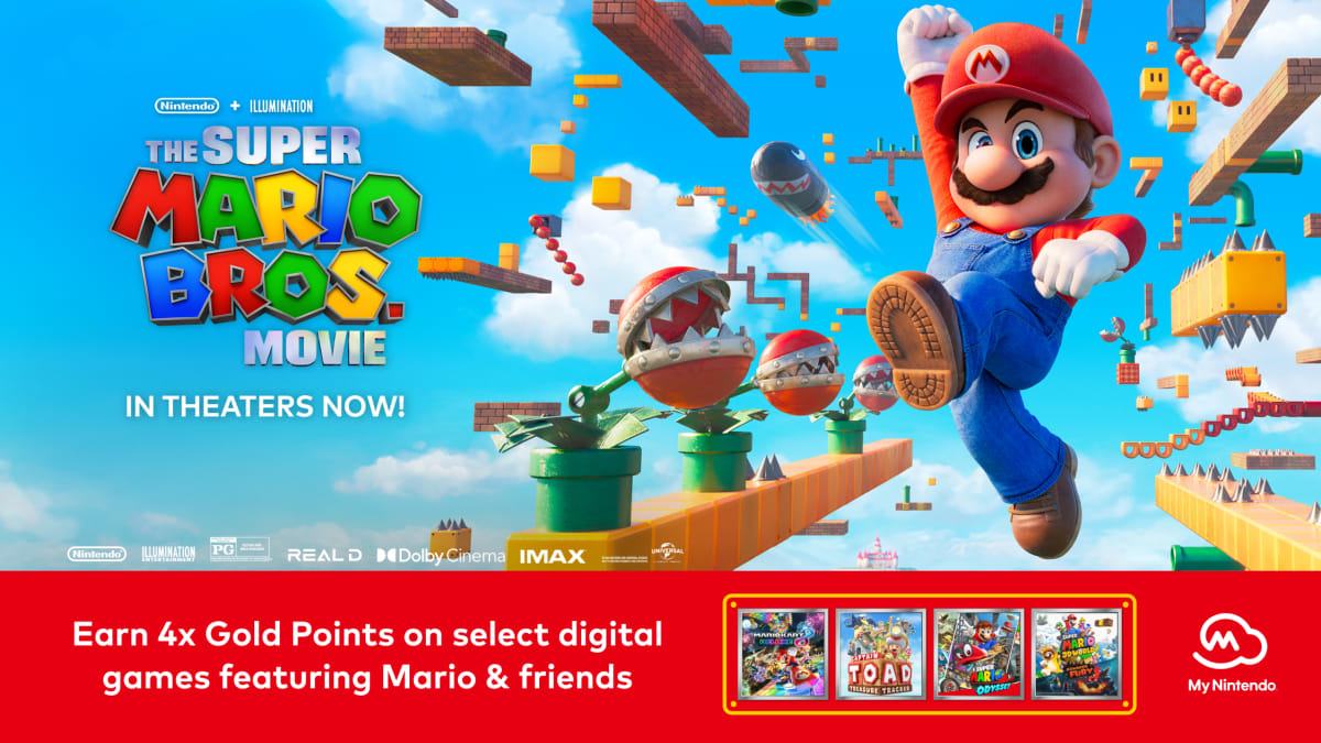 Get Free Mario Movie Ticket By Purchasing Super Mario Games At GameStop -  GameSpot