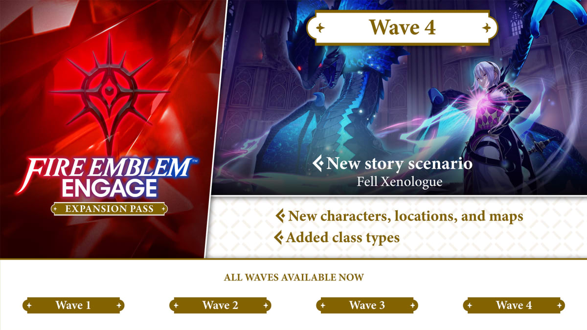 Emblem Official Expansion 4! complete Site the Fire with News Wave Nintendo - Engage Pass Experience -