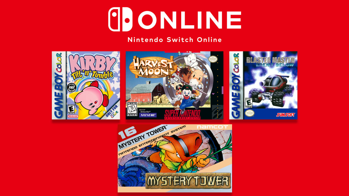 More classic Game Boy, SNES, and NES games added for Nintendo