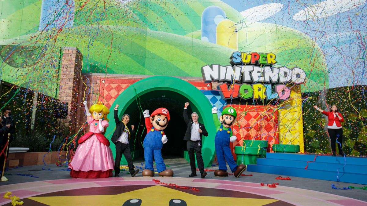 SUPER NINTENDO WORLD at Universal Studios Hollywood is Officially