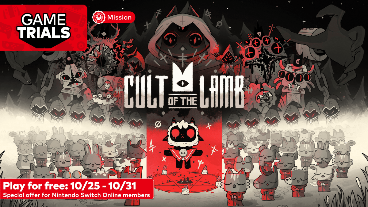 Hey Folks! I'm Steve, the Community Manager at Massive Monster. We are  pleased to share that Cult of the Lamb is coming to Nintendo Switch on  Release Day. Check out the awesome