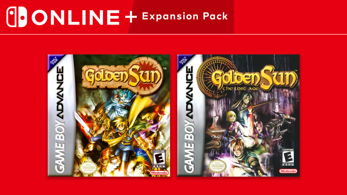 A pair of Golden Sun games have been added to Nintendo Switch Online +  Expansion Pack