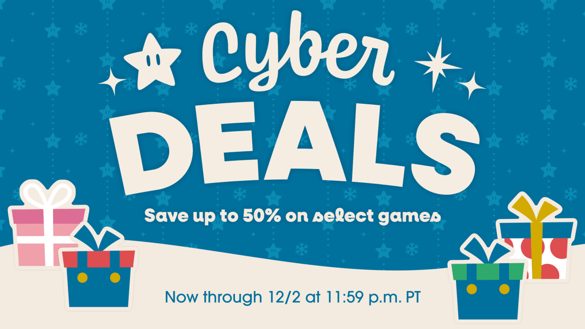 Nintendo switch cyber monday sale discount