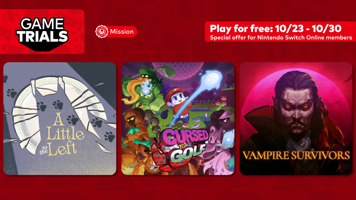 Nintendo Switch - Trial Try three select games with the latest Game Trial - News