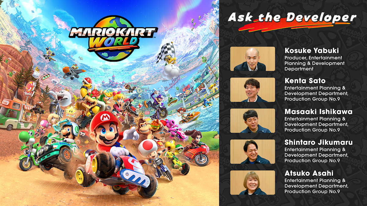Ask the Developer Vol. 18: Mario Kart World — Part 1 - News