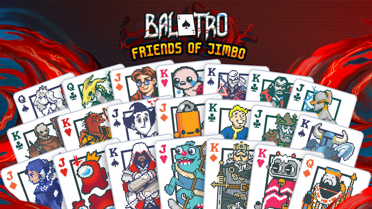 Balatro está repleto de personagens favoritos dos fãs de outros
