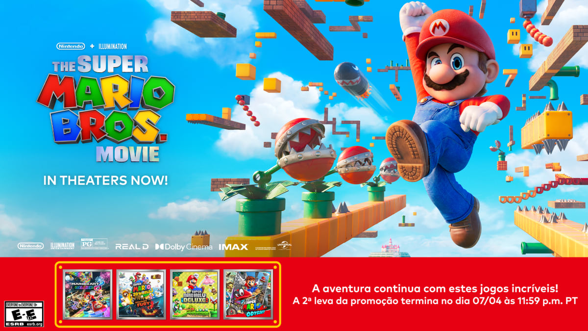 Ofertas Nintendo eShop  Brasil – Jogos da Warner Bros. entram em promoção  em nova campanha com até 85% de desconto (Março/2023)