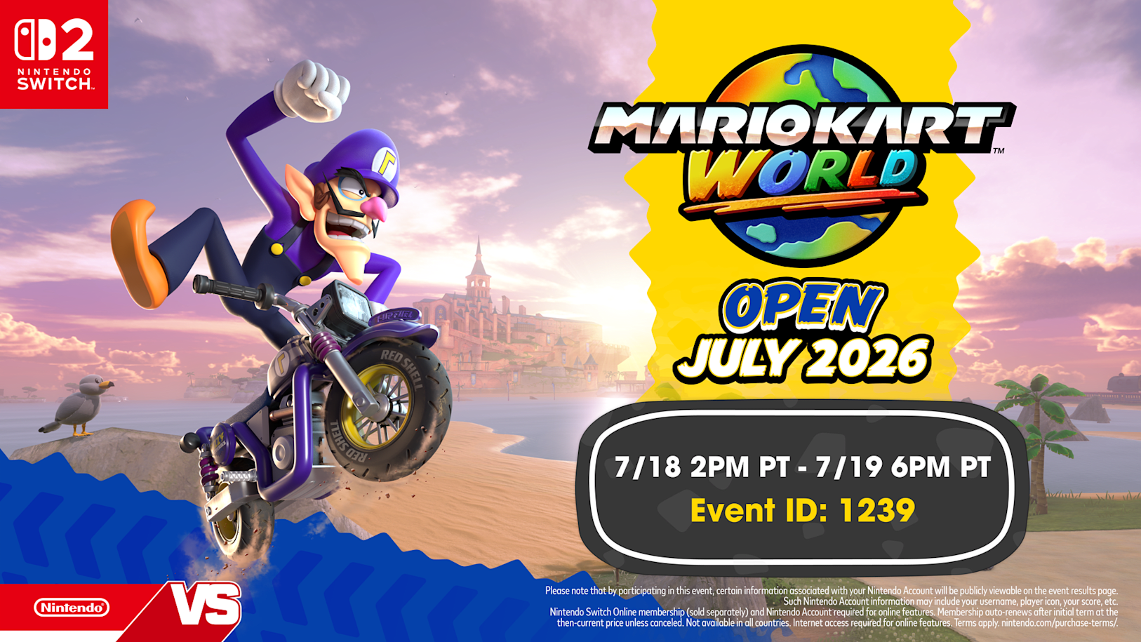 Turn up the heat this summer in the Mario Kart World Open July 2026 ...