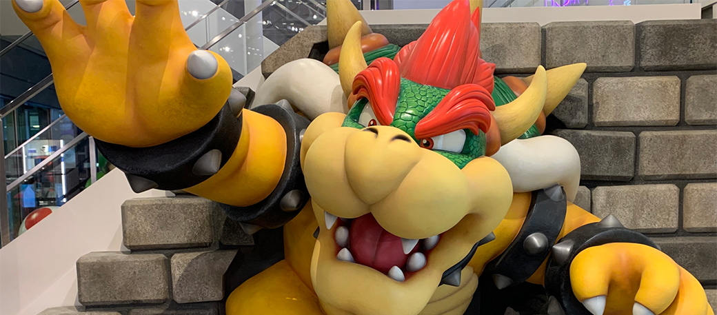 Bowser Statue