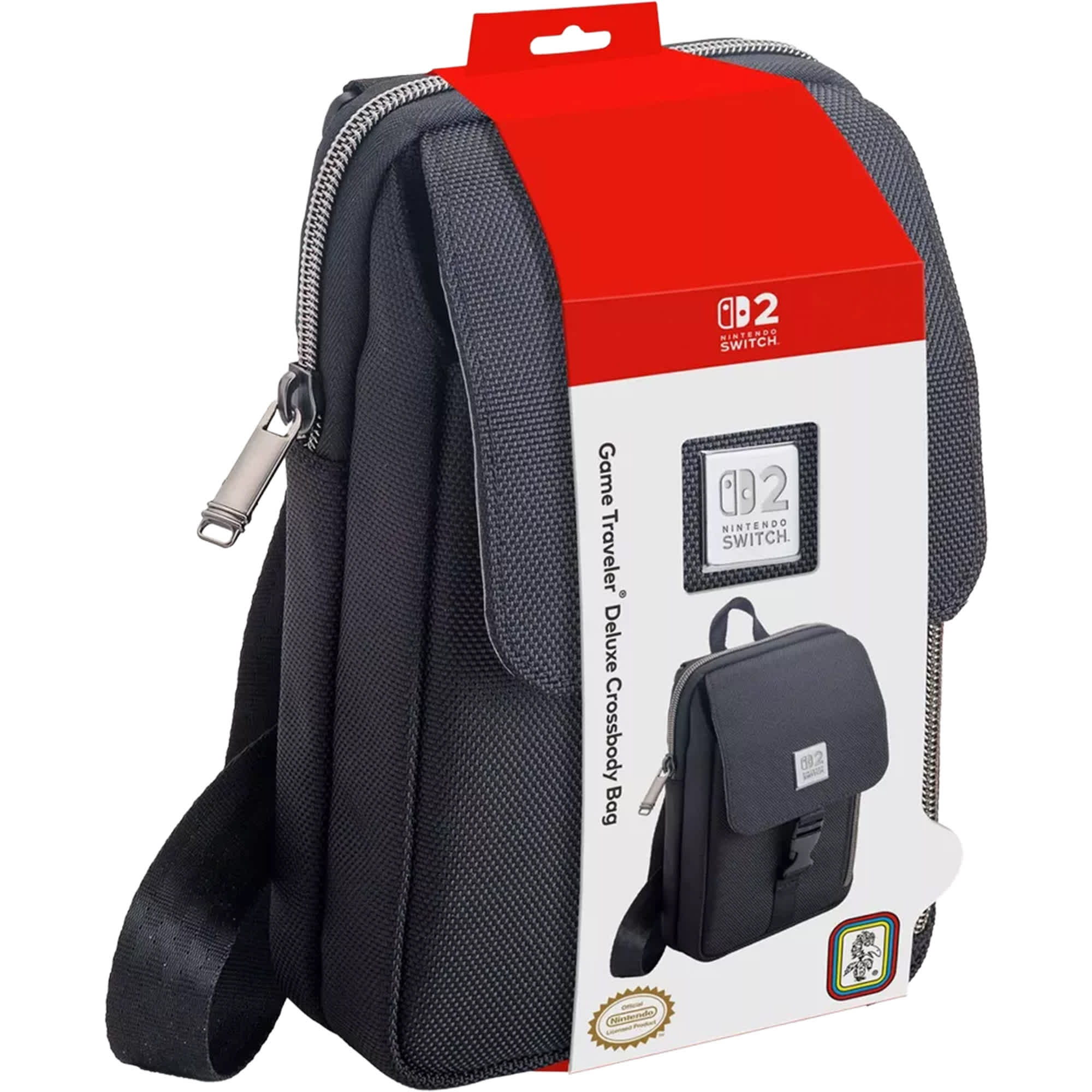 backpack for laptop and nintendo switch Nintendo Switch™ 2 Game Traveler Deluxe Crossbody Bag Case
